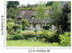 Timber Framed Thatched Normandy House and Cottage Garden Wall Mural