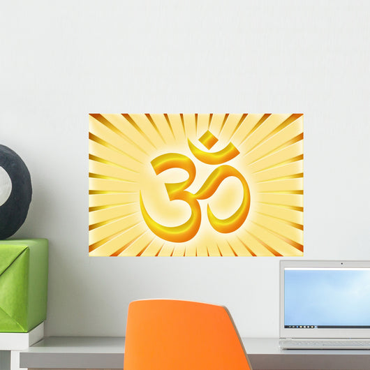 Aum Gold Wall Mural