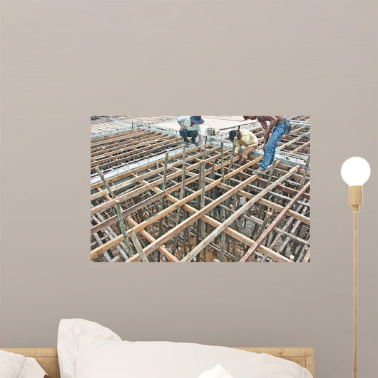 Construction Wall Mural