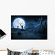 Spooky Halloween night Wall Mural