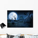 Spooky Halloween night Wall Mural