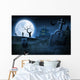 Spooky Halloween night Wall Mural