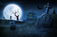 Spooky Halloween night Wall Mural