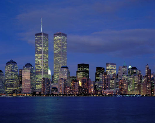 New York City and World Wall Decal