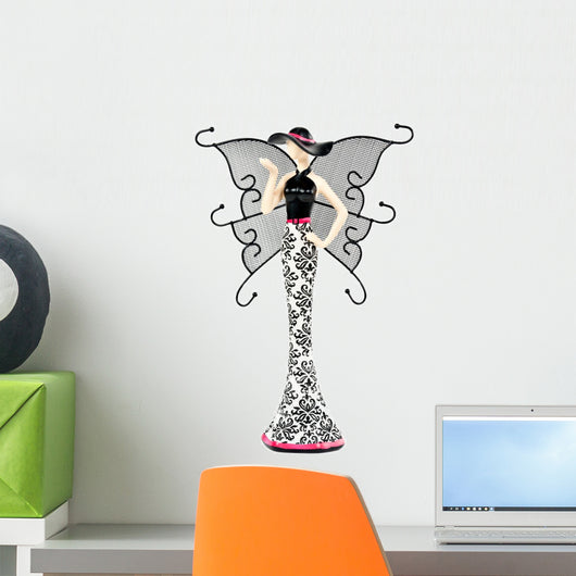 Statuette Woman Wearing Hat Wall Mural