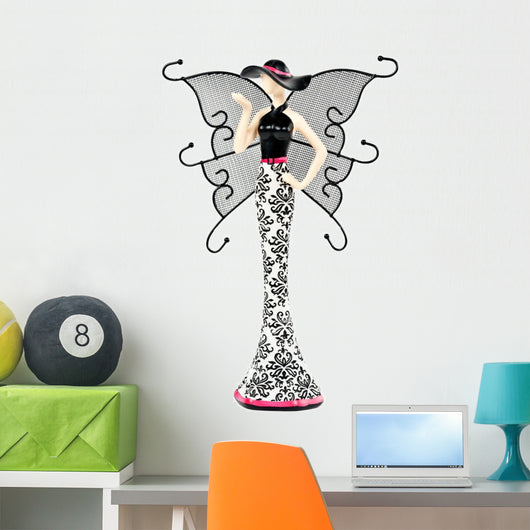 Statuette Woman Wearing Hat Wall Mural