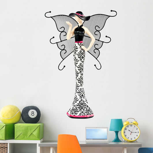 Statuette Woman Wearing Hat Wall Mural