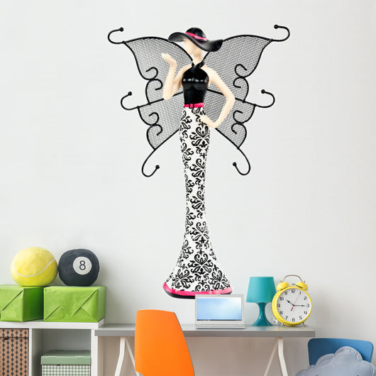 Statuette Woman Wearing Hat Wall Mural
