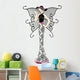 Statuette Woman Wearing Hat Wall Mural