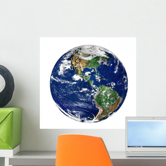 Globe Pure White Wall Decal