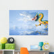 Golden Dragon Flying over