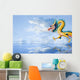 Golden Dragon Flying over