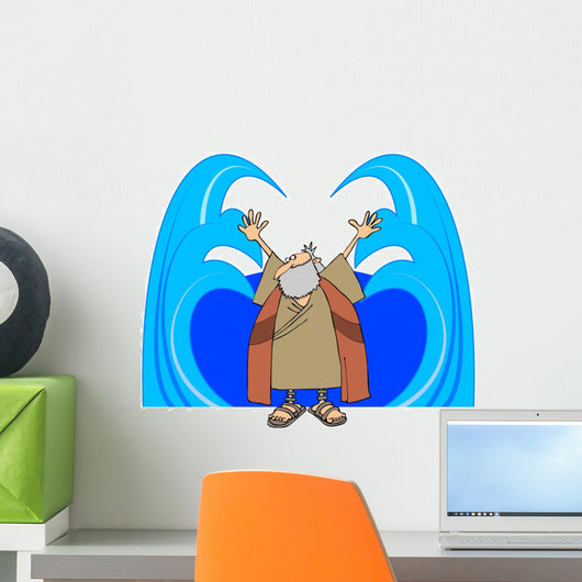 Moses Parting Waters Wall Mural
