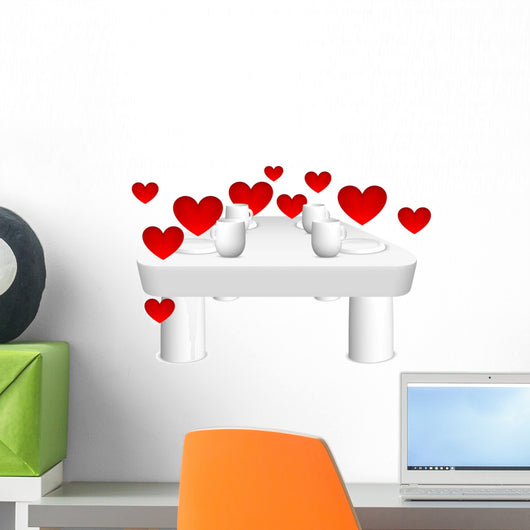 Love Dinner Wall Mural
