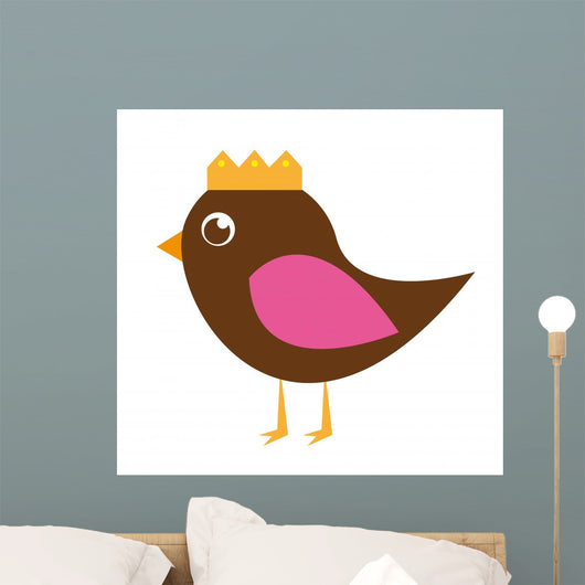 Cute Bird Wall Mural