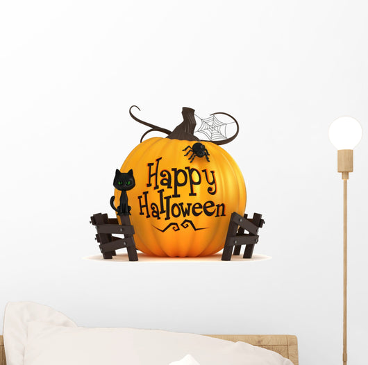 Halloween Pumpkin Wall Decal
