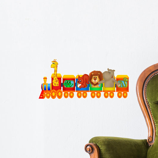 Cheerful Train Wall Decal