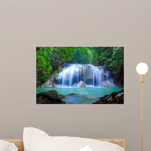 Erawan Waterfall, Kanchanaburi, Thailand Wall Mural