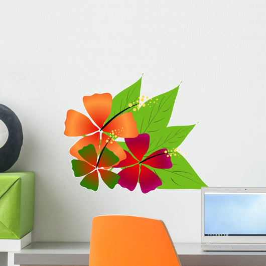 tropical illustration Wall Decal