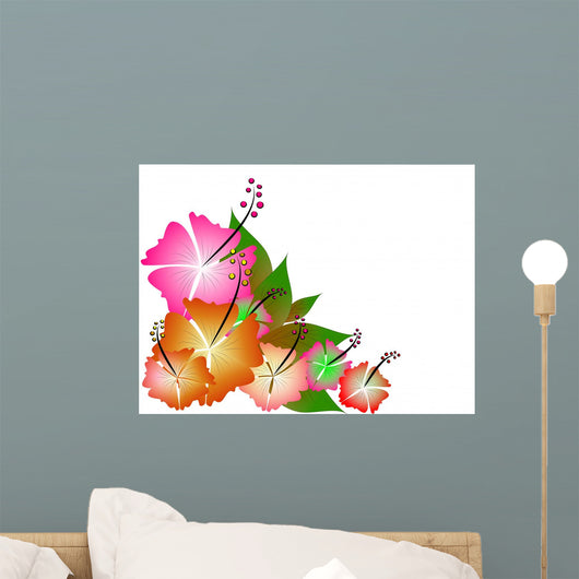 Tropical Illustration Wall Decal