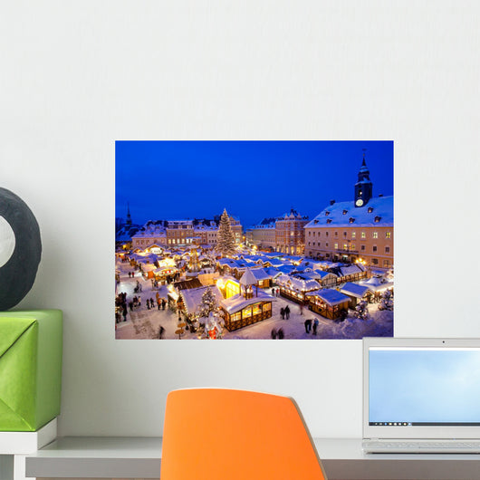 Christmas Erzgebirge Christmas Market Wall Decal