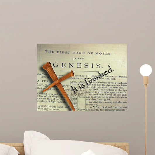 Genesis Cross Wall Decal