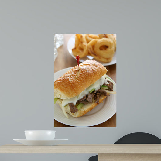 Cheesesteak Sandwich Wall Decal