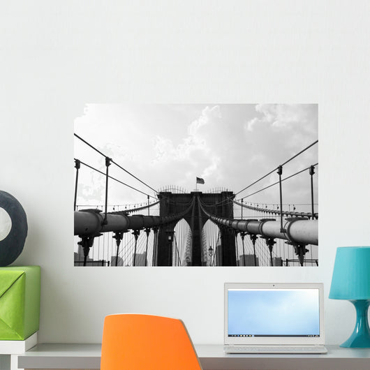 NYC Brooklyn Bridge Gate Wall Decal