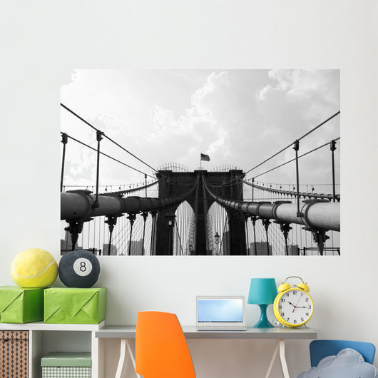NYC Brooklyn Bridge Gate Wall Decal