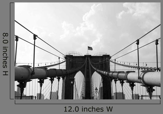 NYC Brooklyn Bridge Gate Wall Decal