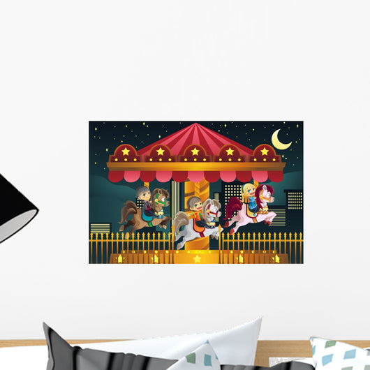 Children Amusement Park Wall Decal