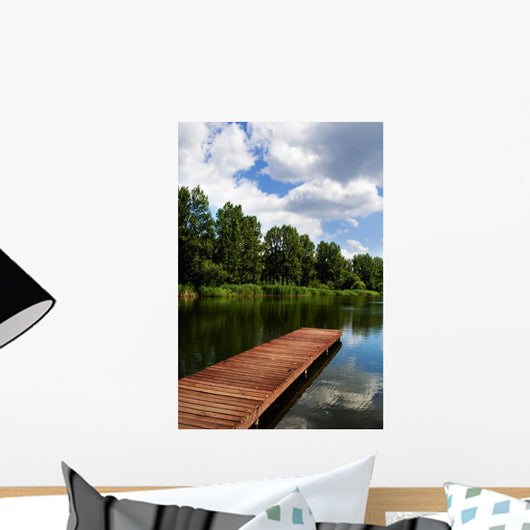 Wooden Dock Pier Lake Wall Decal