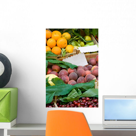 Outdoors Fruit Market Wall Decal