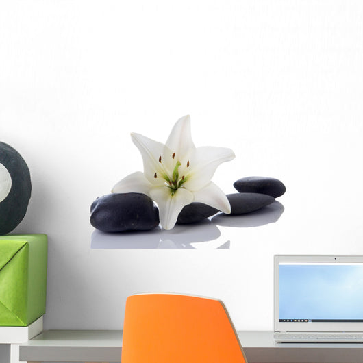 Madonna Lily and Spa Wall Decal
