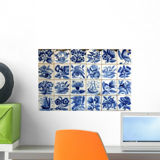 Old Azulejos Lisbon Wall Decal