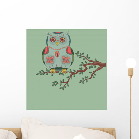 Owl Tree Wall Decal