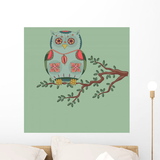 Owl Tree Wall Decal