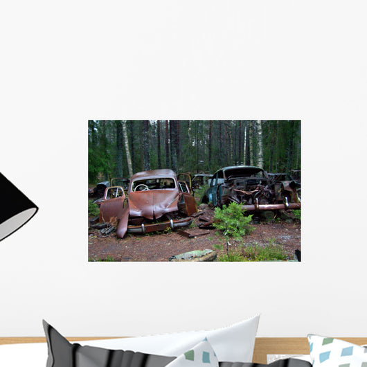 Old Cars Old Cars Wall Decal