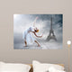 Woman Dancer Seating Posing Wall Decal