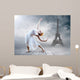 Woman Dancer Seating Posing Wall Decal