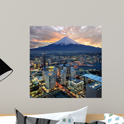 Surreal Yokohama City Wall Decal