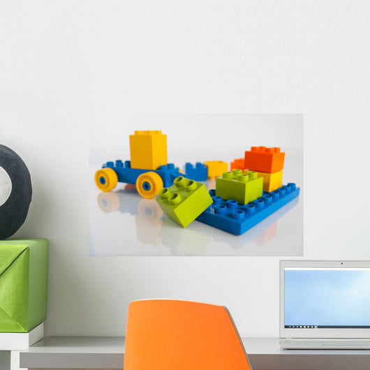 Picture Lego Colour Blocks Wall Decal