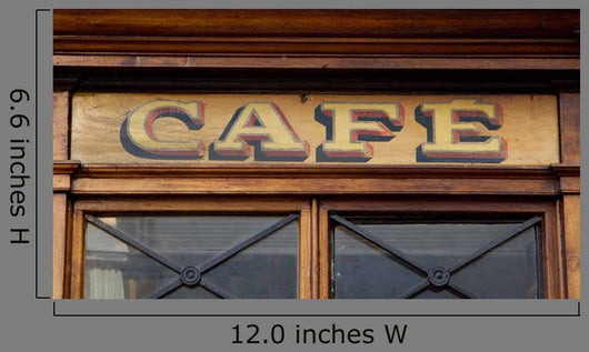 Old Cafe Nostalgia from Wall Decal
