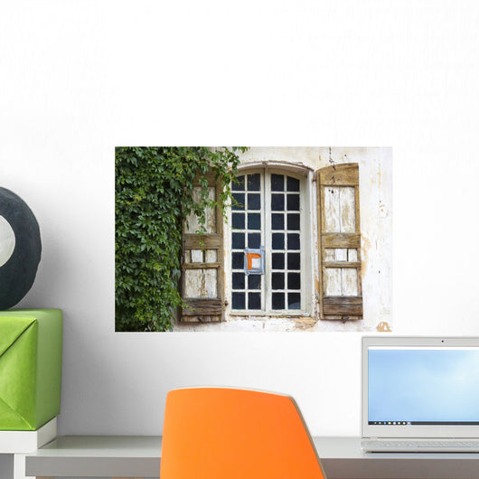 Window with Shutters Wall Decal
