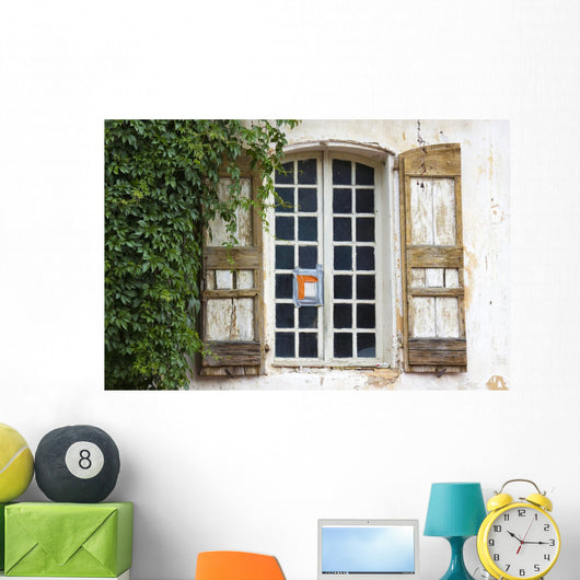 Window with Shutters Wall Decal