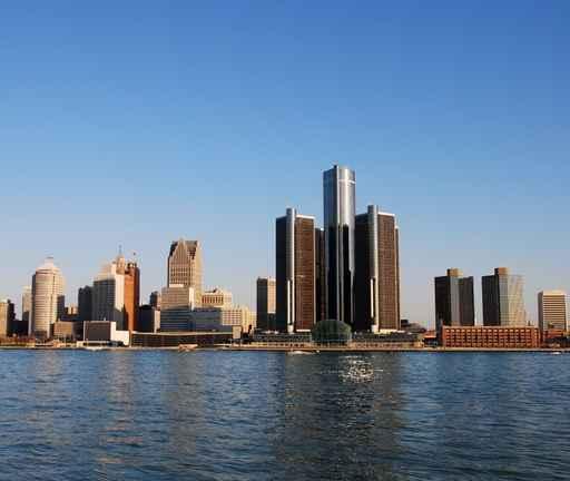 Waterfront Panoramic City Skyline Wall Decal