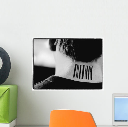 Barcode Tattoo Wall Mural