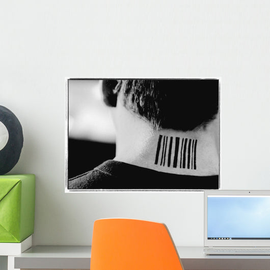 Barcode Tattoo Wall Mural