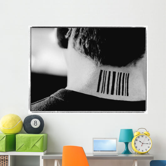 Barcode Tattoo Wall Mural