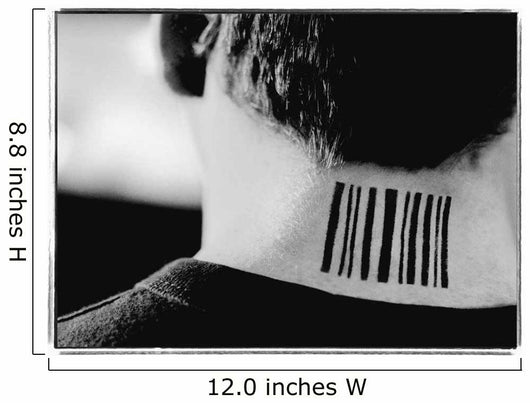 Barcode Tattoo Wall Mural